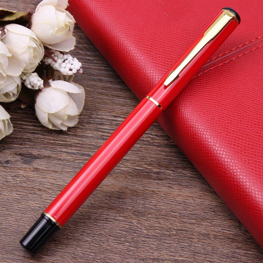 Bút Bi Mực Xoay Bằng Kim Loại Ngòi 0.5mm Màu Sắc Cổ Điển Cho Học Sinh / Văn Phòng
