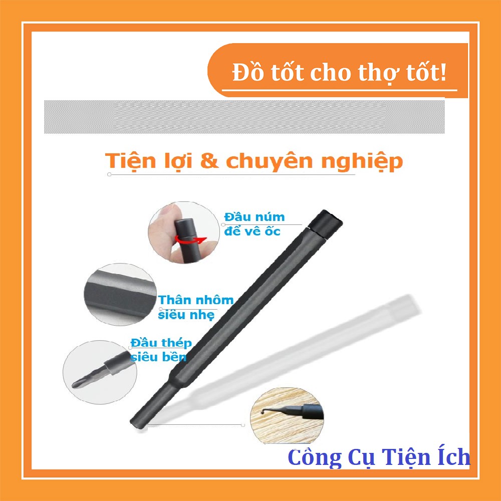 Bộ tua vít siêu cứng 25 món có hộp nhựa tiện lợi - mở được tất cả các loại điện thoại, ipad, máy tính, đồng hồ...