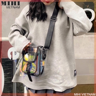 Túi đeo chéo trong suốt nữ tiện dụng - Streetwear