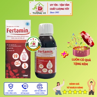 Siro Fertamin - Hỗ trợ tạo máu và hạn chế tình trạng thiếu máu do thiếu sắt