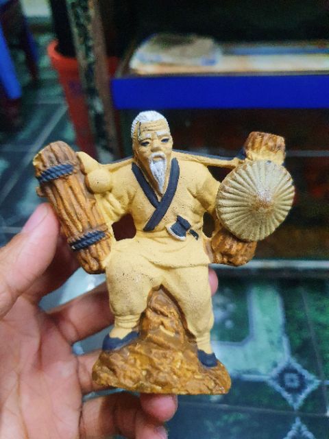 ÔNG GÁNH VÁT CỦI TRANG TRÍ HỒ CÁ NON BỘ CAO 10CM