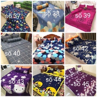 [RẺ VÔ ĐỊCH] Bộ ga gối Poly Cotton Hàn Quốc 4 món