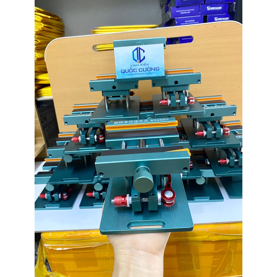 Đế kẹp tách lưng xoay 360 độ hàng chuẩn, nặng tay