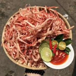 Mực Xé Sợi Hấp Nước Cốt Dừa 300G