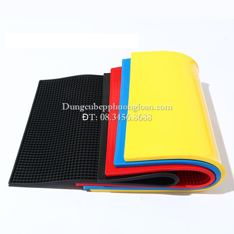 Thảm Lót Cao Su Quầy Bar 45x30 cm hàng dầy (Rubber Bar Mat)