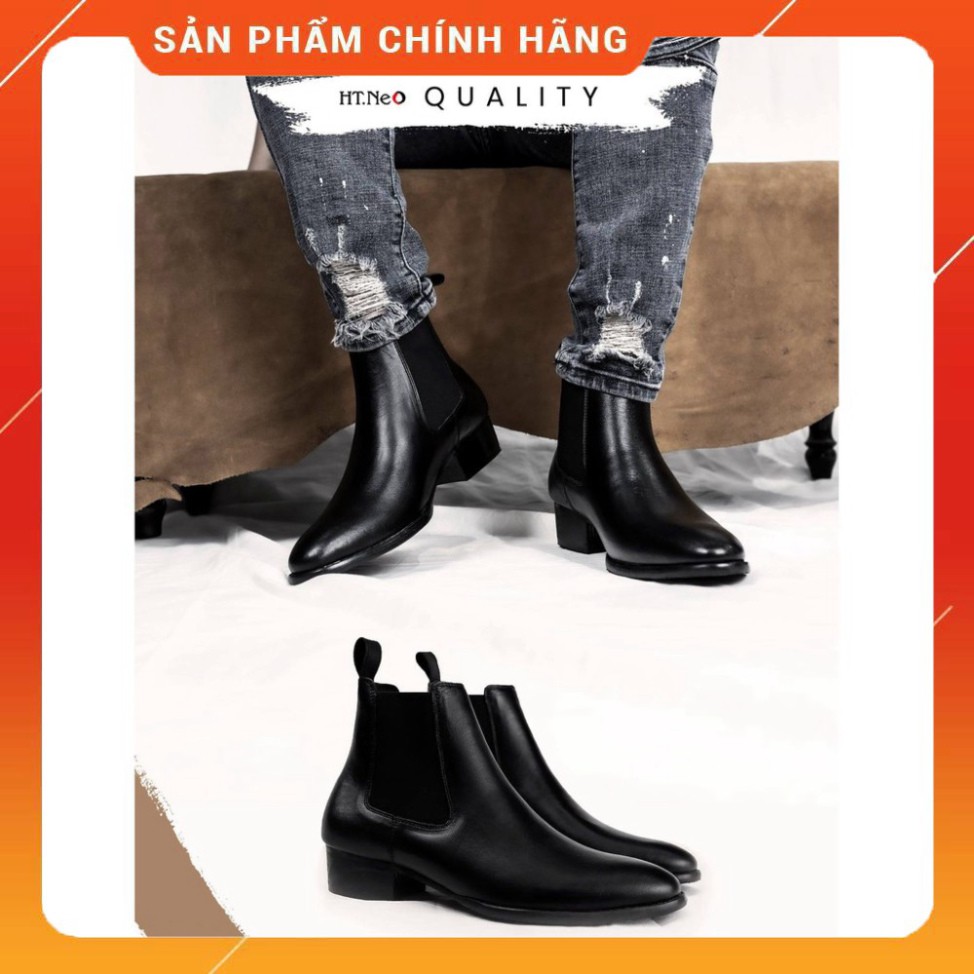 Giày CHELSEA BOOTS ❤️ HT.NEO ❤️ Hàng cao cấp da bò thật 100% hot trend 2021 da mềm lót êm đi cực thoải mái chân(dn25-de)