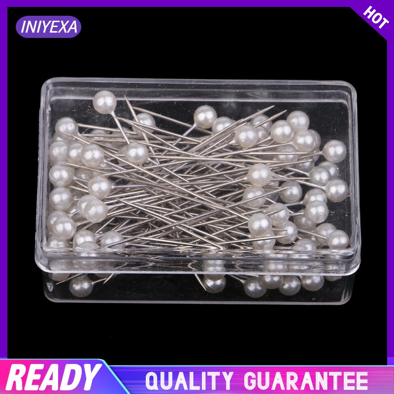 Set 100 Kim Ghim Đính Ngọc Trai Dùng Trang Trí Bó Hoa Cưới