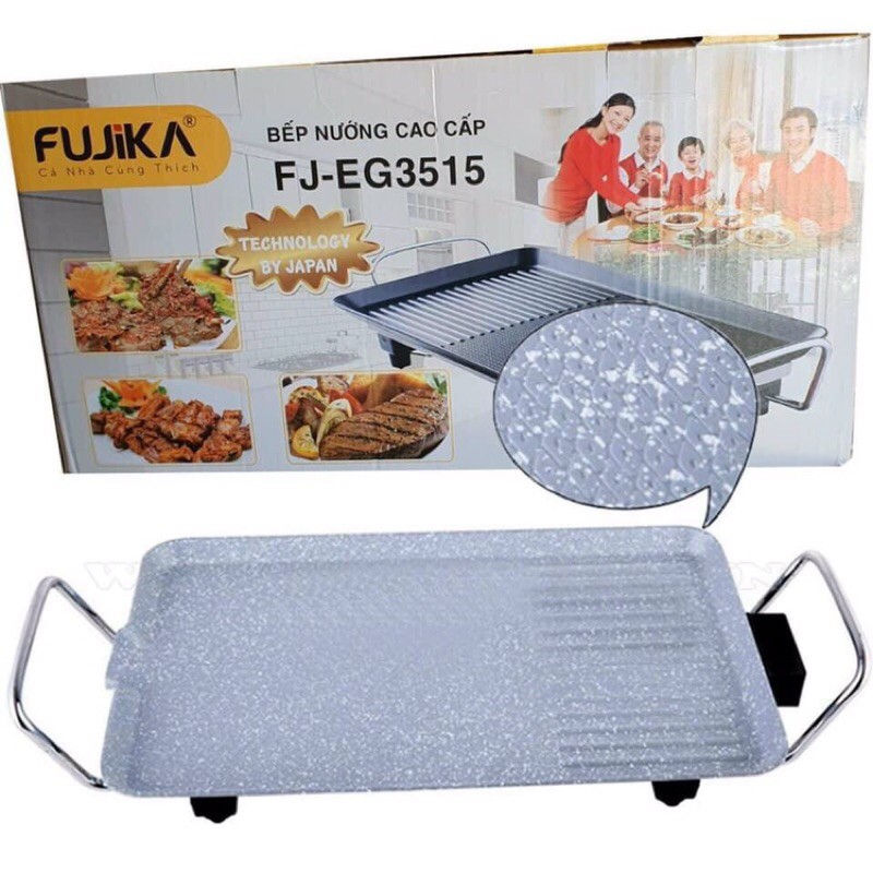 Bếp nướng điện vân đá không khói FuJiKa FJ-EG3515 (NK Media)