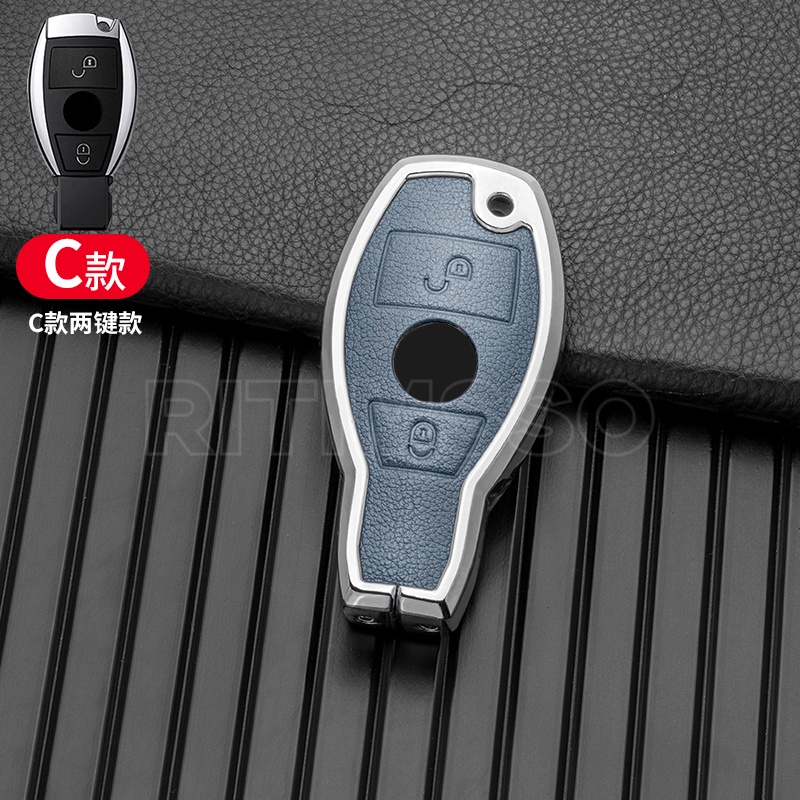 Bao Da Bọc Chìa Khóa Điều Khiển Từ Xa Cho Mercedes Benz C Class W205 E Class W212 A B S GLC GLA GLK