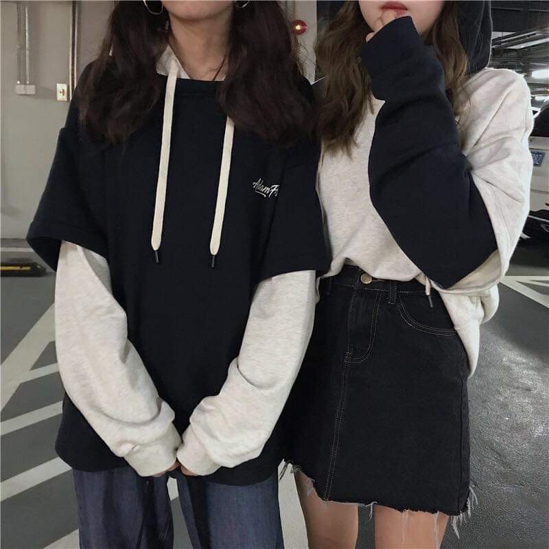 Áo tay phối mũ ADAM K&amp;A