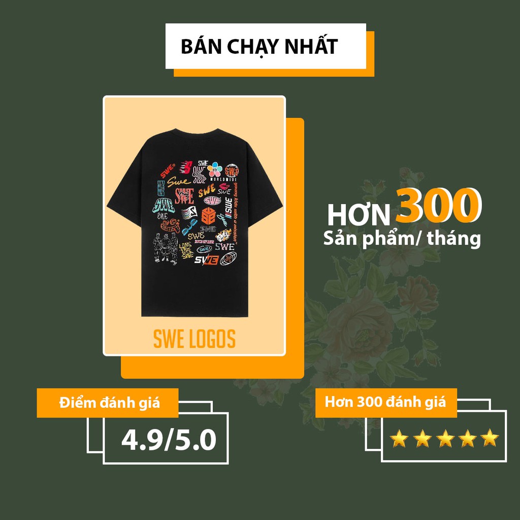 [Hàng chính hãng] Áo thun swe bone tee local brand full tag khói xương form rộng tay lỡ unisex cotton streetwear | BigBuy360 - bigbuy360.vn