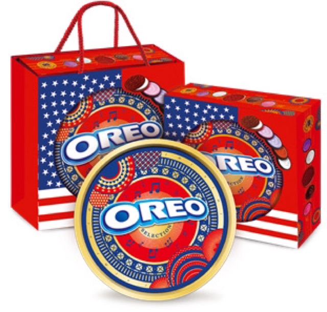 BÁNH OREO HỘP THIẾC 342g kèm túi giấy_ HÀNG TẾT | BigBuy360 - bigbuy360.vn