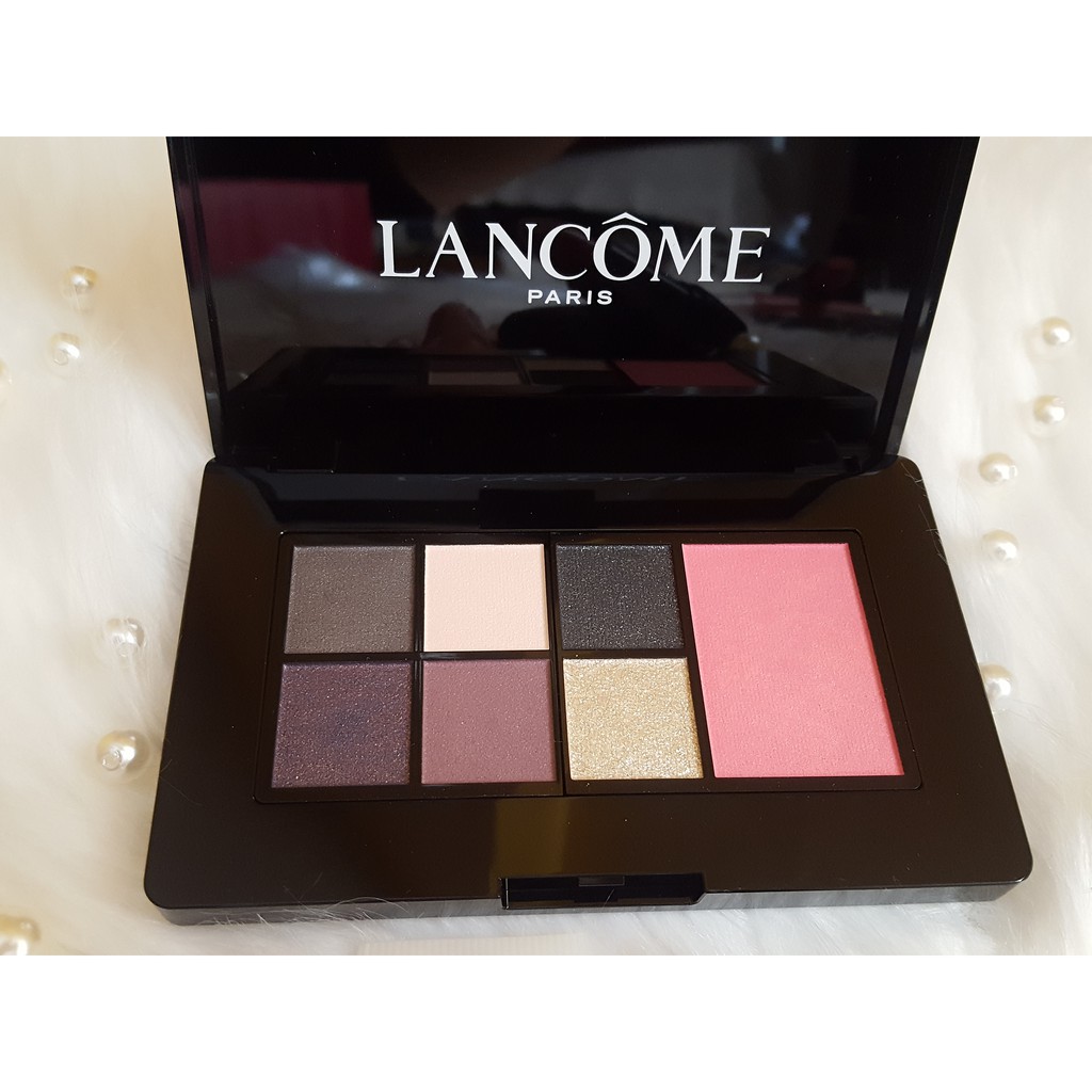 Combo LANCOME Phấn mắt  kèm má hồng + 2 thỏi son - tách set ( nhập khẩu USA)