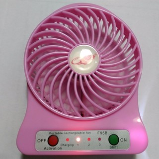 Quạt 3 Tốc Độ Mini Dùng Pin Sạc