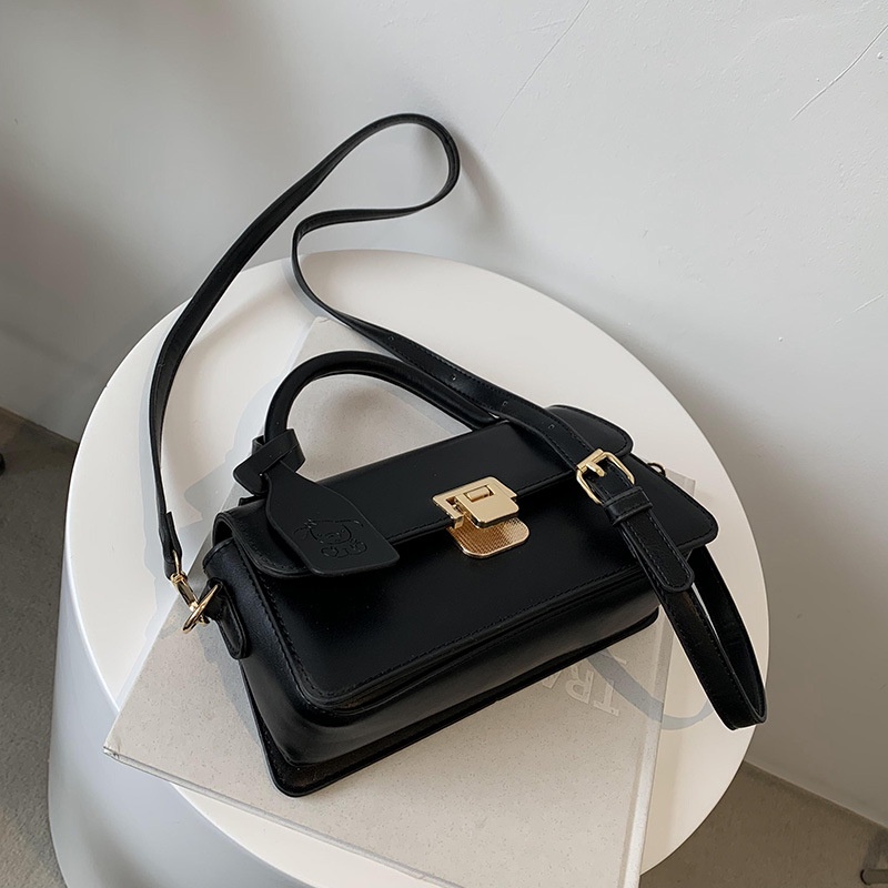 Túi đeo vai IELGY màu trơn phong cách cổ điển thời trang cho nữ