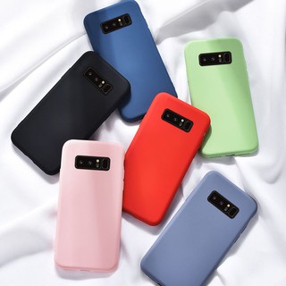 Ốp lưng nhám trơn màu cho điện thoại Samsung Galaxy Note 8