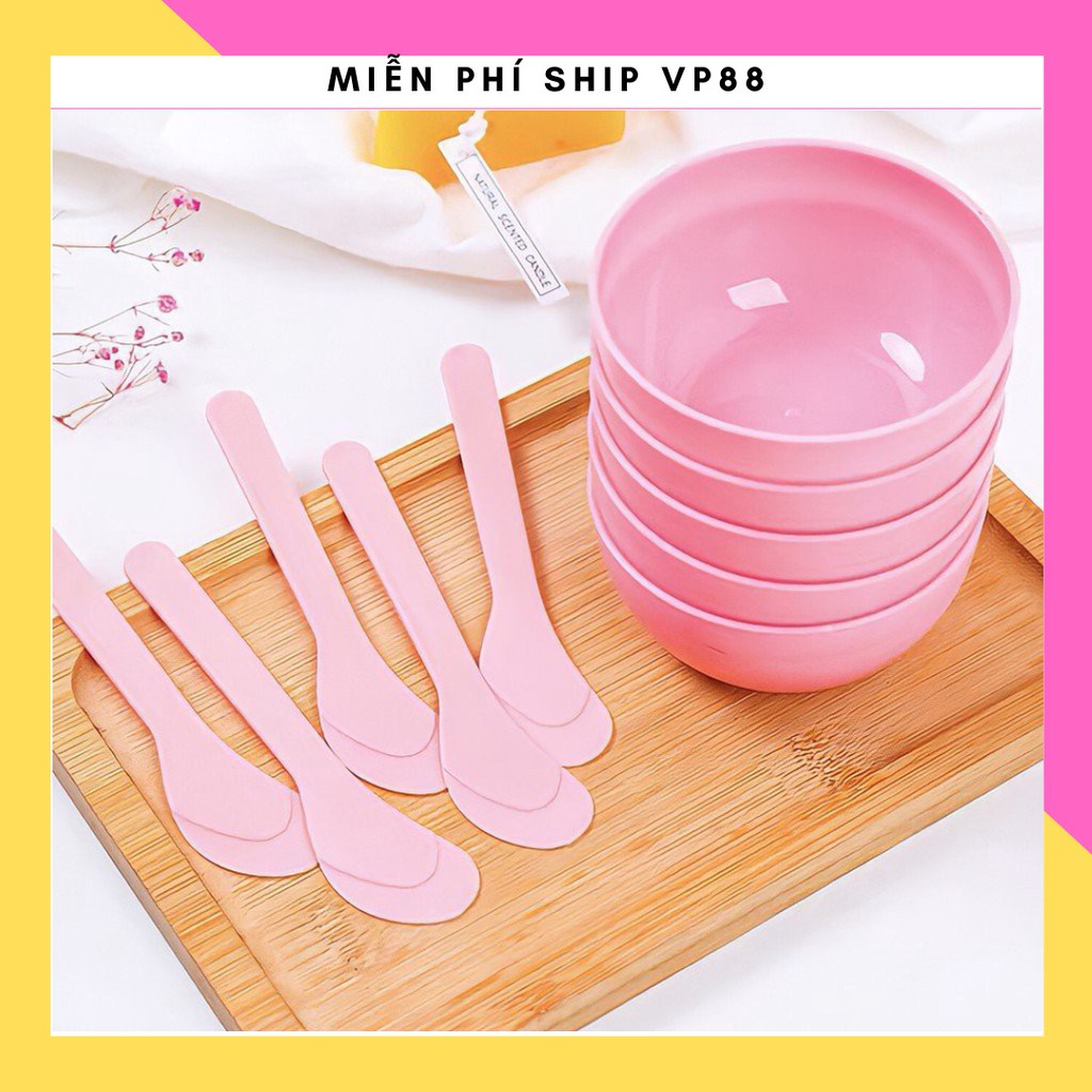 💚HÀNG MỚI VỀ💚 Bát trộn mặt nạ + thìa, bát trộn cao cấp, dụng cụ làm đẹp spa 88134 MIỄN PHÍ SHIP VP88