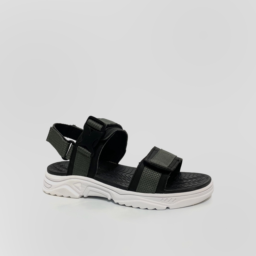 Giày Sandal Nam Nữ Unisex The BiLy Quai Ngang Dây Dù Đế Phylon Siêu Êm Nhẹ Màu Xám-BLDTMD03-Xám