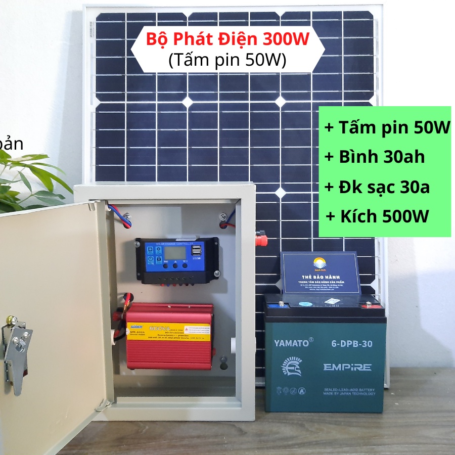 Máy Phát Điện NLMT 300W (Điện 220V)