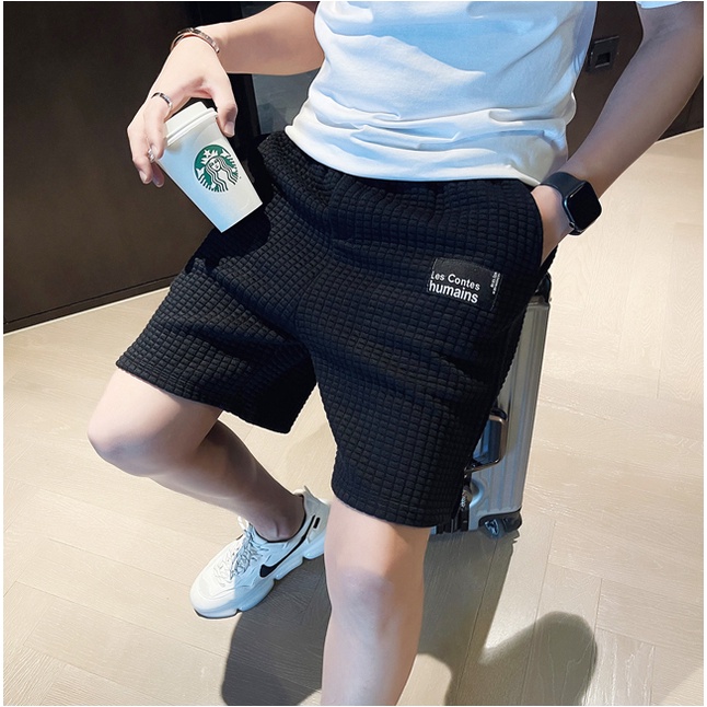 Quần ngắn ống rộng Màu Sắc Thời Trang Cho Nam