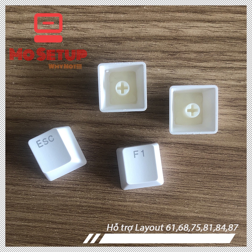 Bộ nút bàn phím cơ xuyên led - Keycap xuyên led dành cho bộ 61,68,75,81,84,87 phím