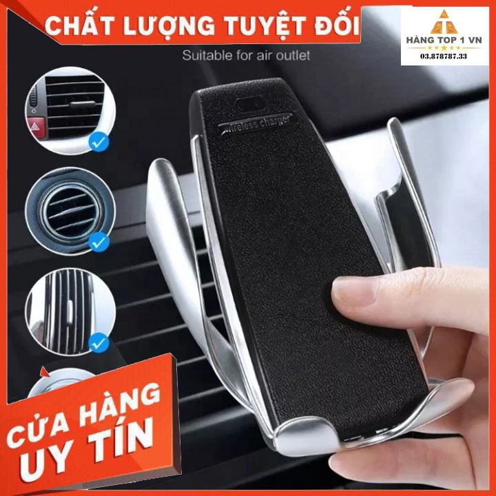 [SIÊU RẺ] Giá đỡ điện thoại + sạc không dây trên ô tô Smart Sensor S5 - lỗi 1 đổi 1 trong 3 tháng