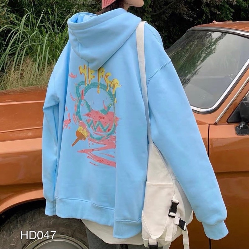 Áo hoodie nam nữ VN CLO in chữ yepca - HD047