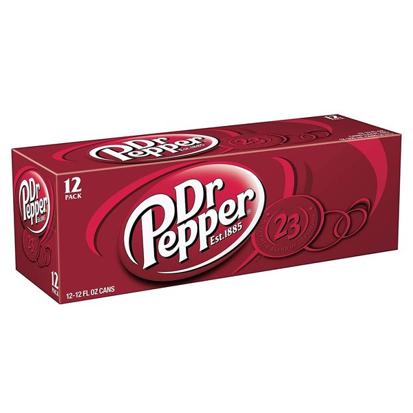 Thùng 12 Lon Nước Ngọt Dr Pepper 330ml Nhập Mỹ