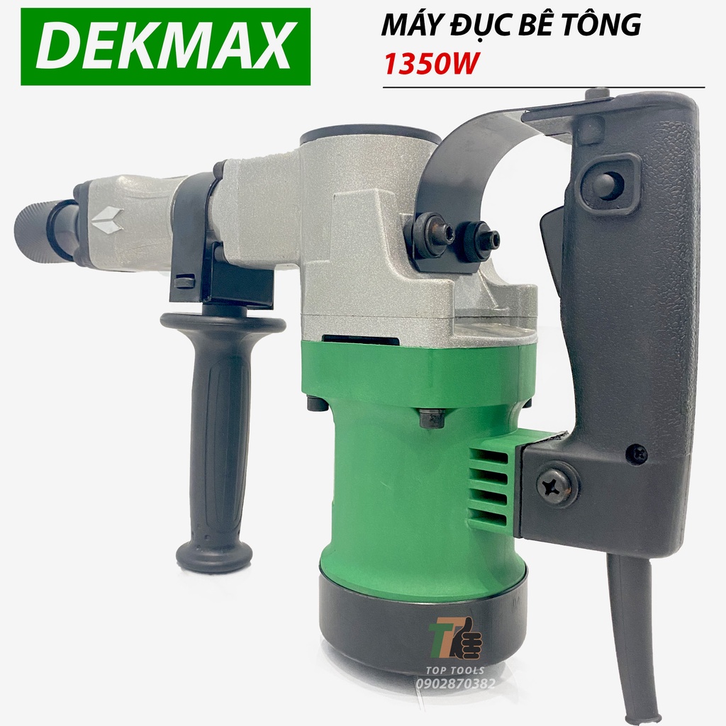 Máy đục bê tông, Máy đục bê tông Dekmaxx, 1350W, tặng 2 mũi khoan bê tông cao cấp