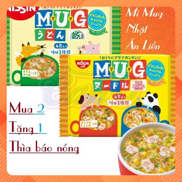 Mì Mug Nhật Cho Bé Gồm 2 Loại Mì Mug Xanh /Vàng Cho Bé Ăn Dặm Từ 1 Tuổi. Date Tháng 8/2022 - simgphone