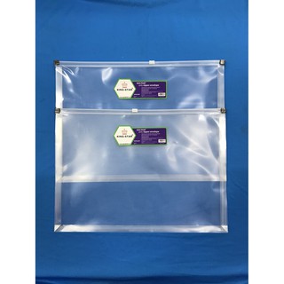 Túi zipper gáy 3cm A4 Kingstar (6 cái/bao)