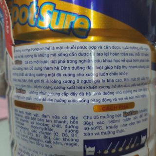 💦💦Sữa Epot sure canxi ngừa loãng xương, tiểu đường 900g