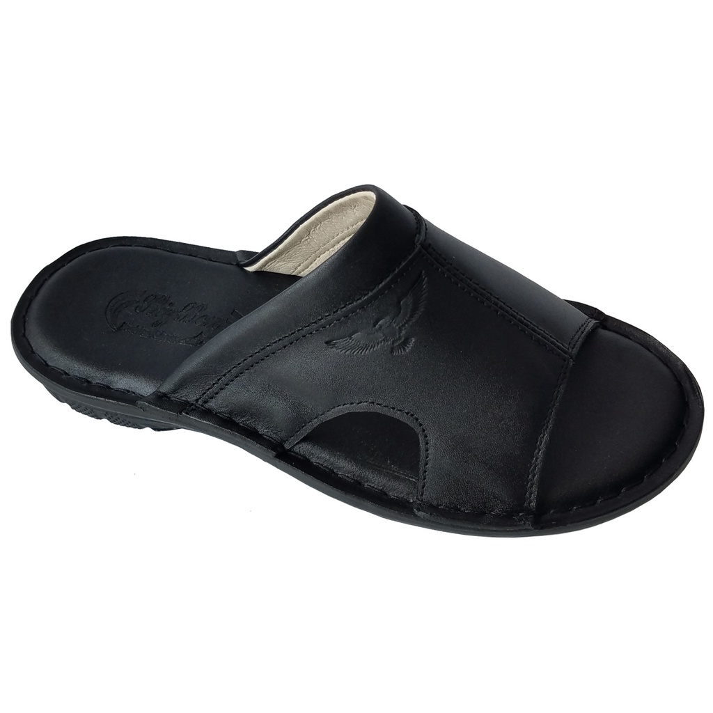 Dép Nam Quai Ngang Da Bò Thật BIGBEN Cao Cấp DN343