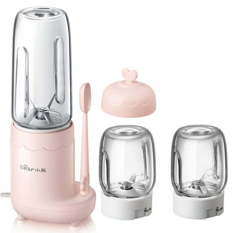 [ BẢO HÀNH 18 THÁNG] Máy Xay Đa Năng Bear 3 Cối Say Các Loại Hạt, Hoa quả... Cho Bé Babibu - MX