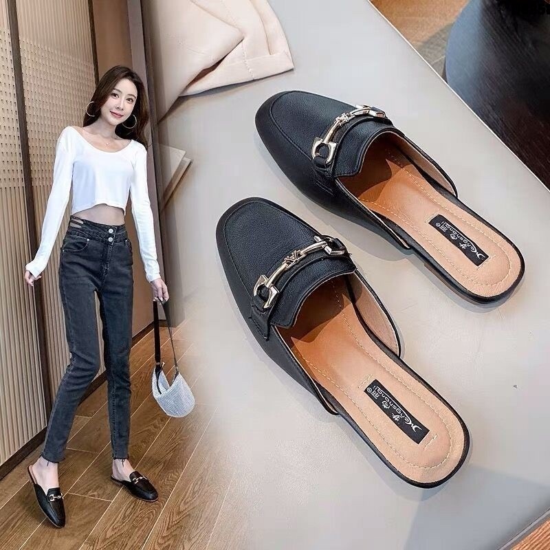 Dép Sandal Bít Mũi Size 41 42 Plus 35 Size 43 Cho Nữ|