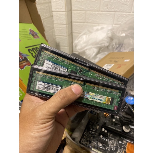 Ram DDR3 Kingmax 4G bus1333 fullbox bảo hành 36th