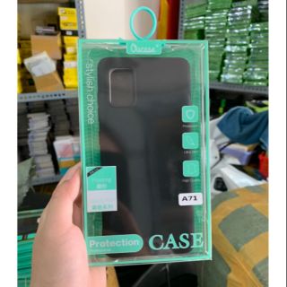 Ốp lưng ou case Galaxy A71 màu đen/ trong