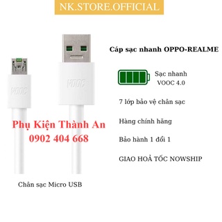 ⚡𝟑𝟎 𝐏𝐇𝐔́𝐓 = 𝟓𝟎% 𝐏𝐈𝐍⚡ dây sạc nhanh oppo/realme hỗ trợ dòng sạc lên tới 4a - hàng chính hãng