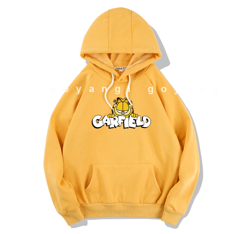 Áo Hoodie GYG Unisex Garfiedcat Form Rộng Oversize Phong Cách Hàn Quốc