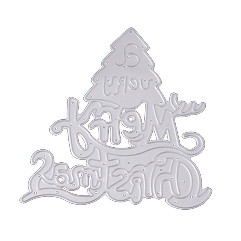 Khuôn Cắt Giấy Kim Loại Hình Halloween Giáng Sinh Thẻ