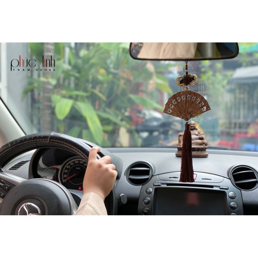 Đồ Treo Xe Ô Tô Quạt Trầm Hương Phúc Linh