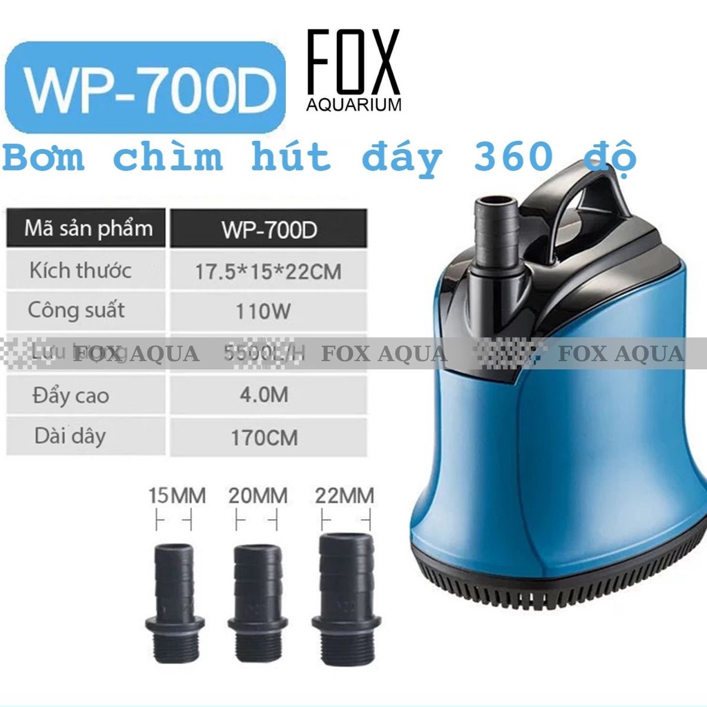 Bơm Chìm Hút Đáy SoBo WP-500D, WP-600D, WP-700D | Sạch-Rẻ-Tiện