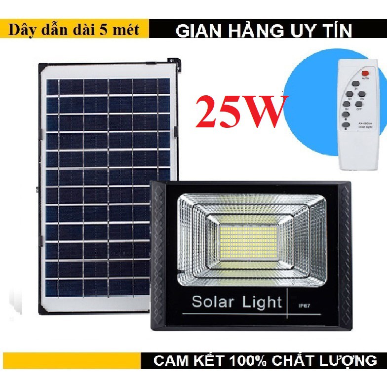 Đèn năng lượng mặt trời 25w