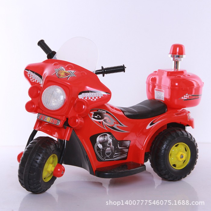 ♈✵✹Nhà máy bán hàng trực tiếp xe máy điện trẻ em ba bánh xe máy Harley xe máy cảnh sát có thể được sử dụng làm xe ô tô s