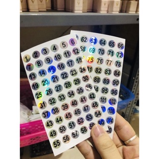 Số dán chai sơn, tem số dán nắp chai sơn
