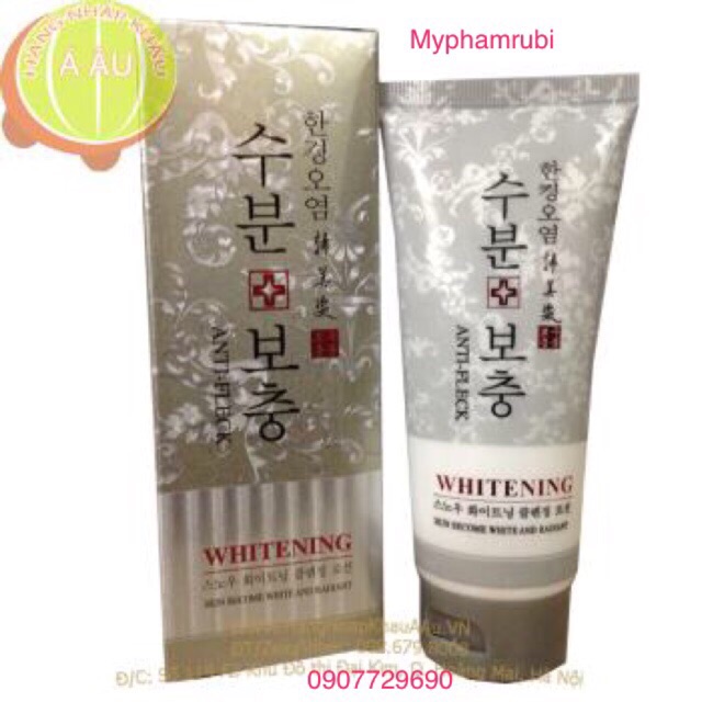 Sữa rửa mặt dưỡng trắng, nám Anti-Fleck Whitening Hàn Quốc