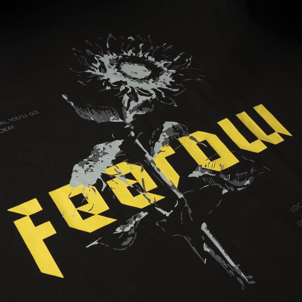 [Mã FAMARAL1 giảm 10K đơn 50K] Áo thun Fearow Sunflower Tee/ Đen - FW129