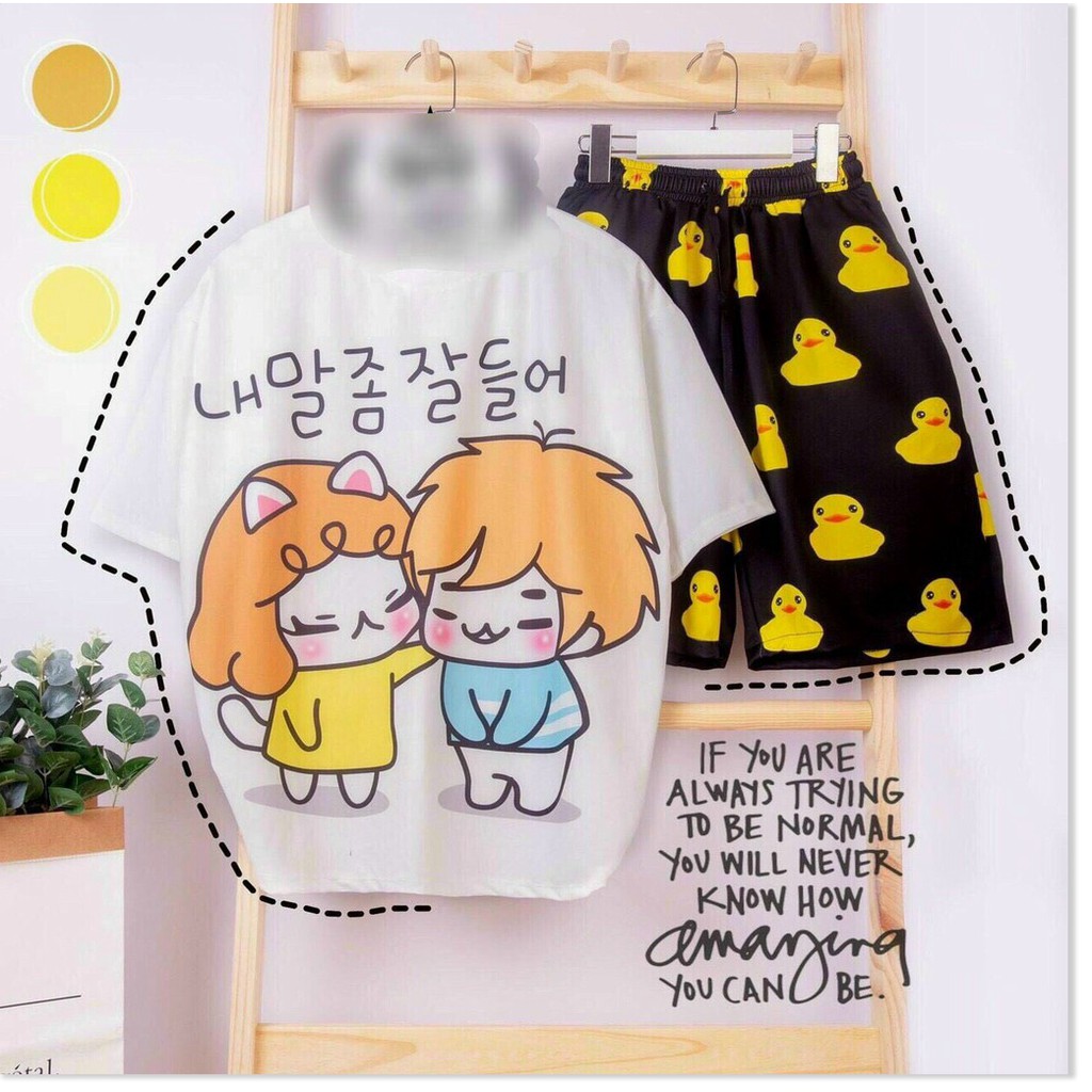 SET THUN NỮ COTTON,THIẾT KẾ HỌA TIẾT SIÊU XINH,MÀU SẮC SINH ĐỘNG LANA FASHION