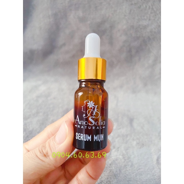 Serum Mụn ANOSOFIA 10ml  Xoá Thâm Trắng Da AS17 ANO SOFIA