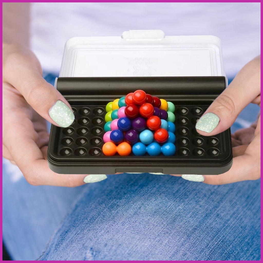 Bộ Đồ Chơi Thử Thách Trí Thông Minh IQ 120 Hạt 3D Giúp Rèn Luyện Tư Du Lịch Montessori